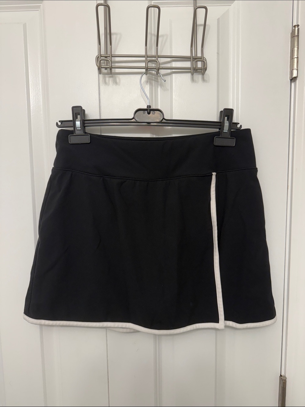 wild fable Black Mini Skirt with White Trim